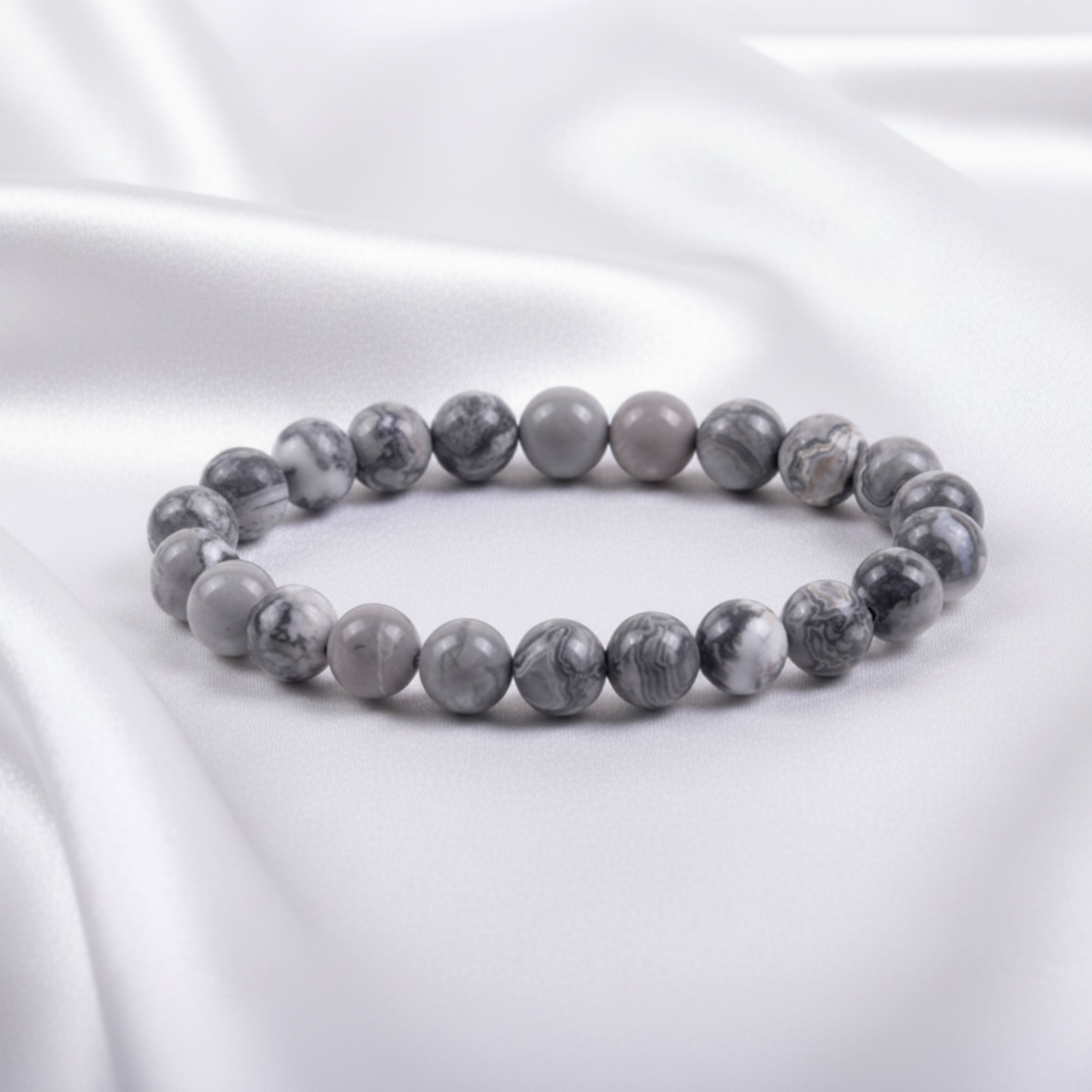Natural Stone Beaded Bracelet - Jewel Radiance