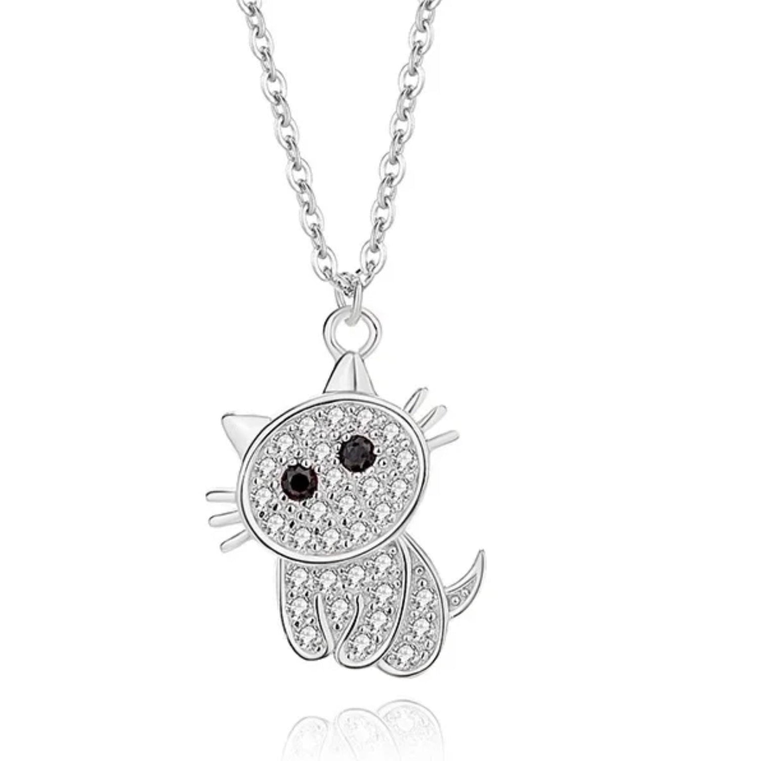 Cat Pendant Necklaces - Complete Sets with Chain - Jewel Radiance