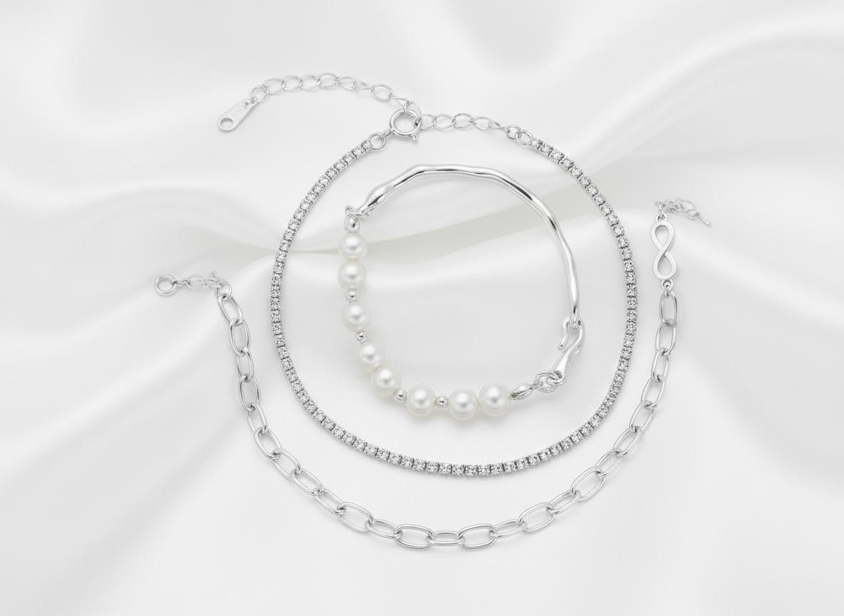 925 Sterling Silver Bracelets