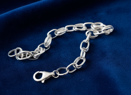 Chain Link Bracelet - Colored Background