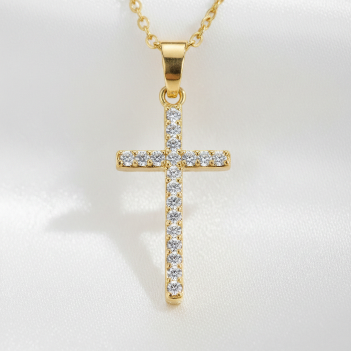 Cross pendant close-up