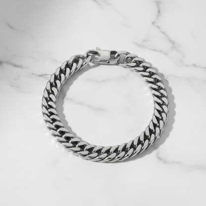 Cuban Link Bracelet - Flat Lay