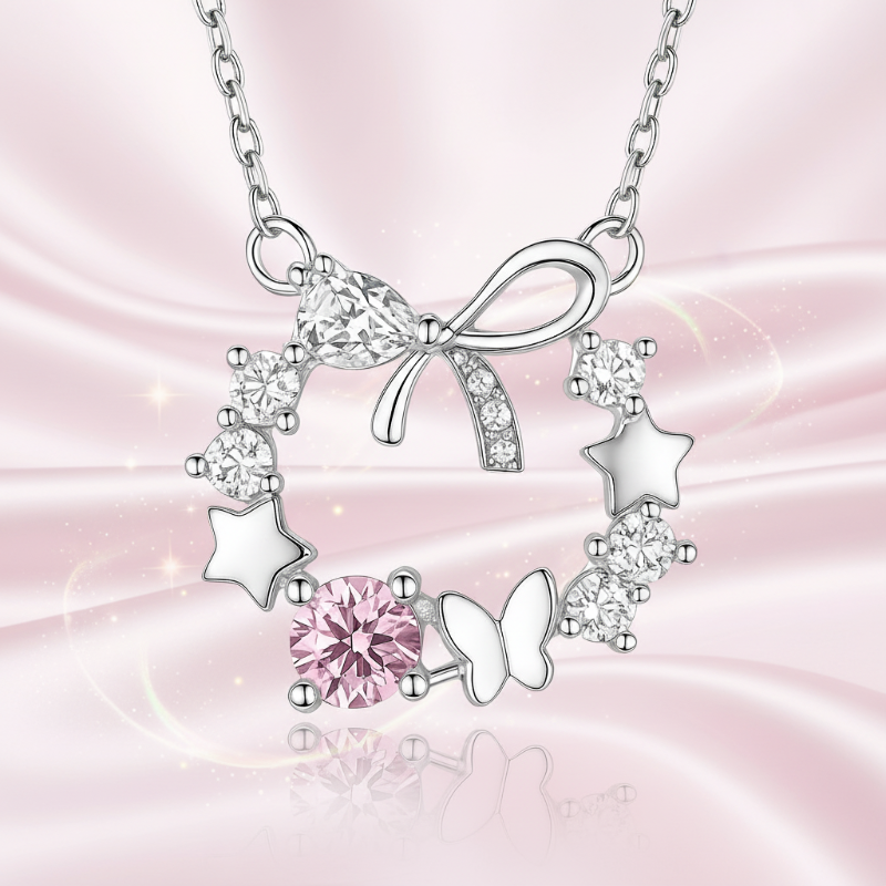 Enhanced Bow Necklace
