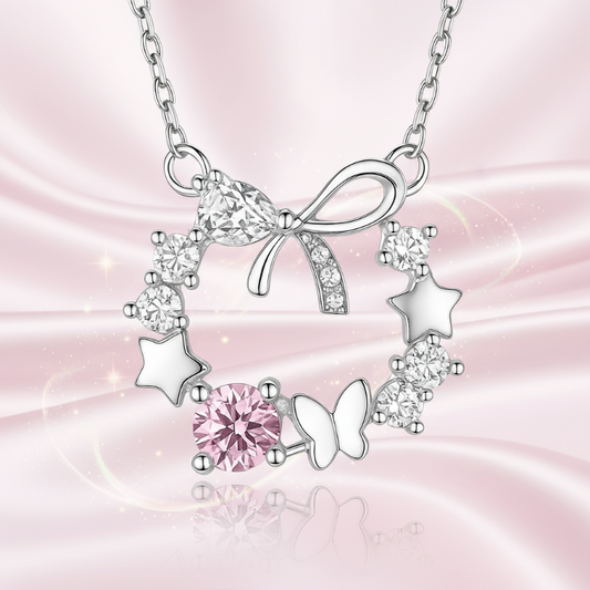 Enhanced Bow Necklace