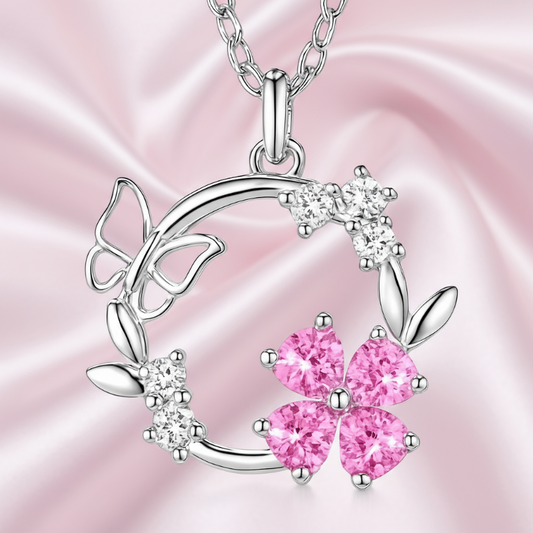 Enhanced Floral Necklace