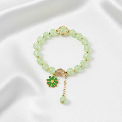 Green Bracelet White Background