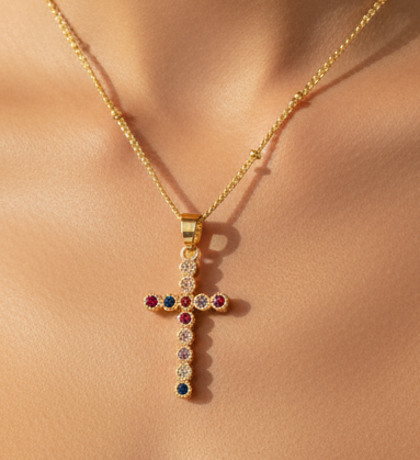 Lifestyle shot - pendant being worn