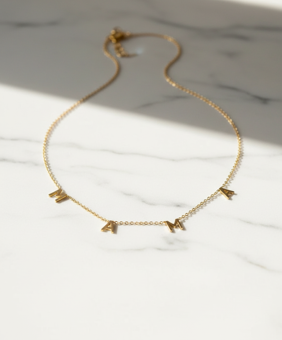 MAMA Necklace Alt Angle