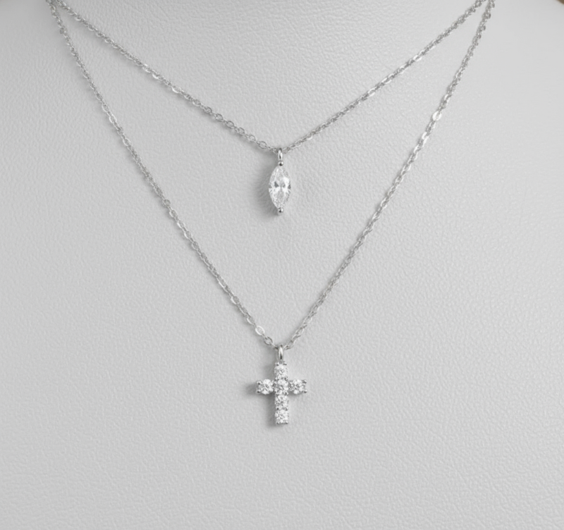 Necklace with new background