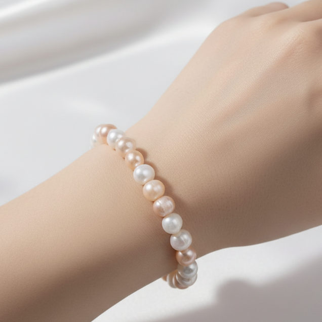 Pearl Beaded Bracelet - Lifestyle Shot