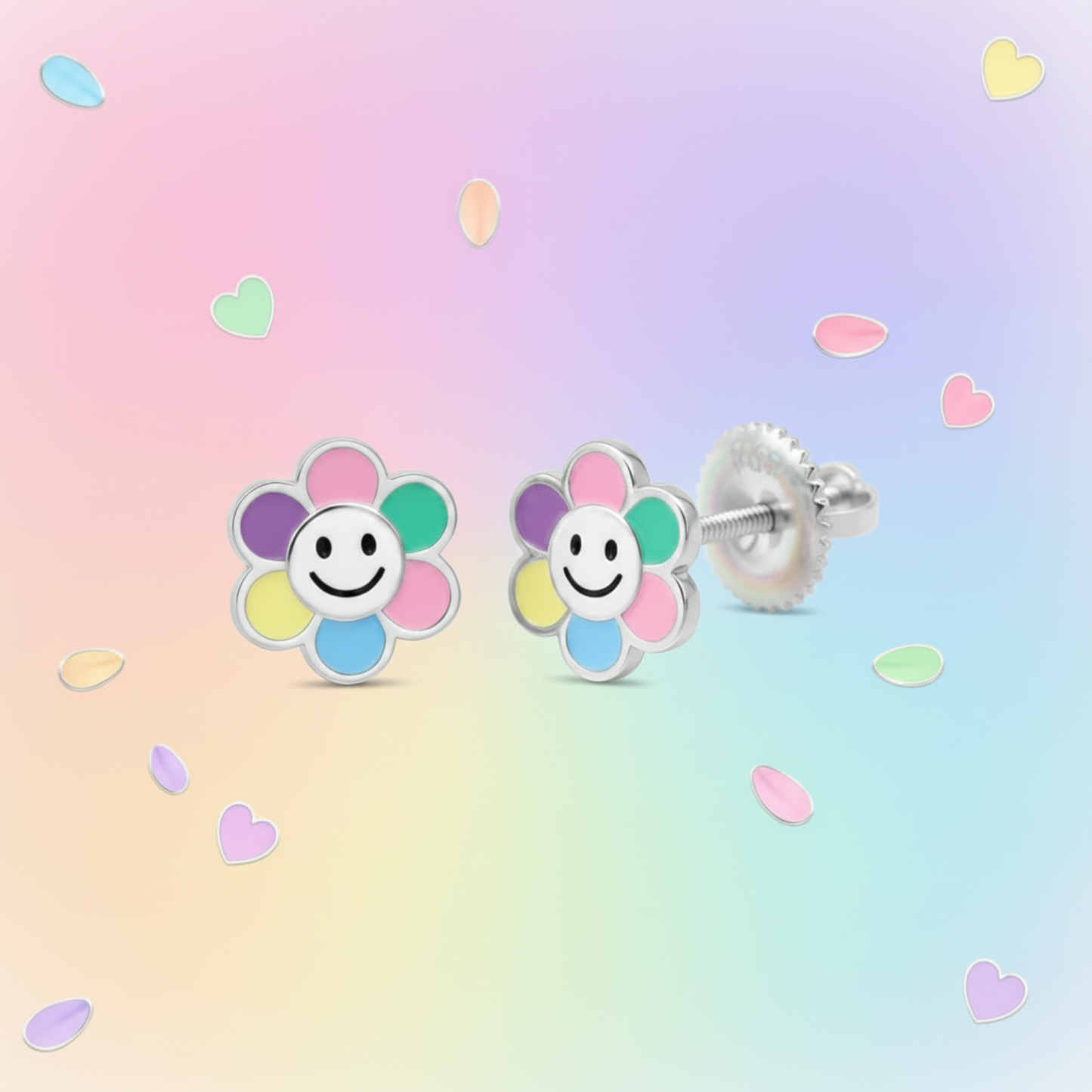 Rainbow gradient angled