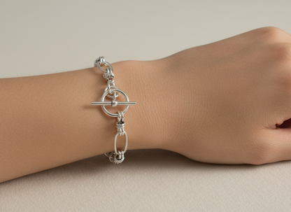 Silver Bracelet Lifestyle Photo
