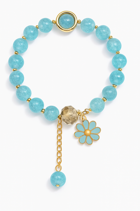 Turquoise Bracelet White Background