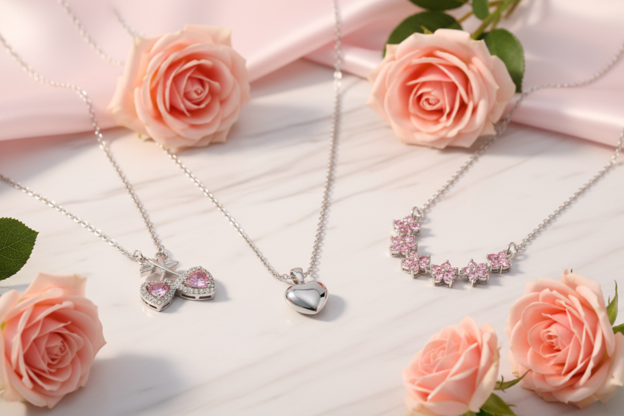 Valentine's Banner with Blush Pink Roses